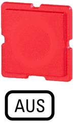 Шильдик , цвет красный, OFF (117TQ25) арт.93434