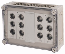 Блок предохранителей , 4x3xE33 , ВхШхД = 250x375x150 мм (RS33/I43-125) арт.97786