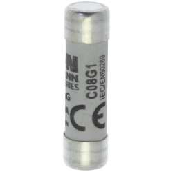 Предохранитель цилиндрический, 8 x 31 1A GG 400V AC арт.C08G1