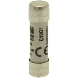 Предохранитель цилиндрический, 10 x 38 1A GG 500V AC арт.C10G1