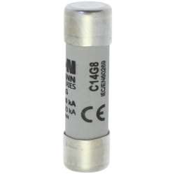 Предохранитель цилиндрический, 14 x 51 8A GG 690V AC арт.C14G8