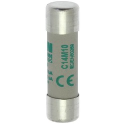 Предохранитель цилиндрический, 14 x 51 10A AM 500V AC арт.C14M10