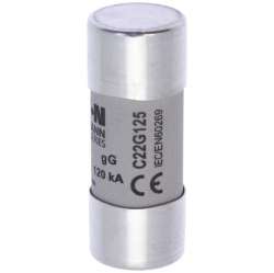 Предохранитель цилиндрический, 22 x 58 125A GG 400V AC арт.C22G125