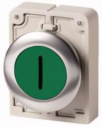 Кнопка плоская 30мм, с фиксацией арт.M30C-FD-G-X1