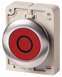 Кнопка плоская 30мм арт.M30C-FD-R-X0