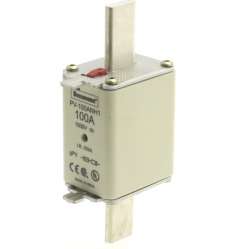 Предохранитель 100A 1000В DC, для фтоэлектрики, размер 1 , двойная индикация арт.PV-100ANH1