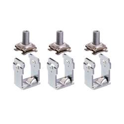 Zaciski ramkowe stalowe jako doposazenie przylaczy z zaciskiem uniwersalnym M12 - 1 kpl.=3 szt.