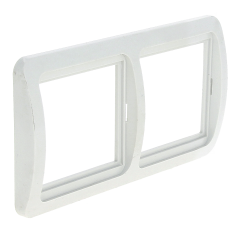 Лондон Рамка 2-местная горизонтальная белая EKF PROxima