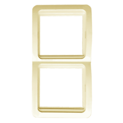 Лондон Рамка 2-местная вертикальная бежевая EKF PROxima