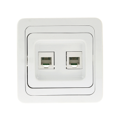 Розетка Phone 2-мест. бел. Лондон EKF PROxima