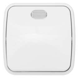 Минск Выключатель 1-клавишный ОП 10А с индикатором белый EKF Basic