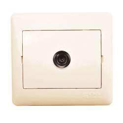 Розетка TV 75О 1-мест. 5-862 Мгц беж. София EKF Simple