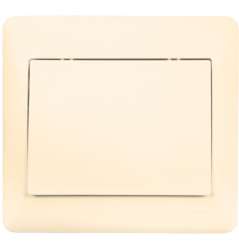София Выключатель 1-клавишный,10А, бежевый EKF Simple