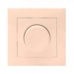 Валенсия светорегулятор 600W 220В кремовый EKF PROxima