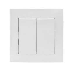 Валенсия выключатель 2-кл. 10А белый EKF PROxima