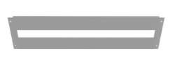 Пластрон FORT высотой 200мм под 1 уровень мод. авт. выкл. для шкафа шириной 400мм (3шт.) EKF PROxima