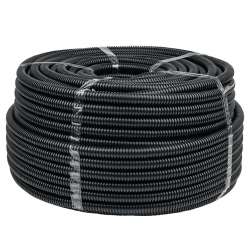 Труба гофр. FRHF с зондом d50мм (20м.) черная Plast EKF PROxima