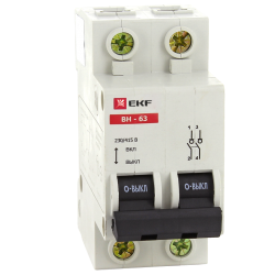Выключатель нагрузки ВН-63, 2P 63А EKF
