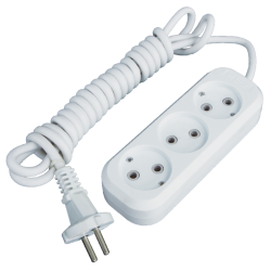 Удлинитель "Эксперт" 3 гнезда 7 метров 10А/2,2кВт без заземления ПВС 2х1 EKF PROxima