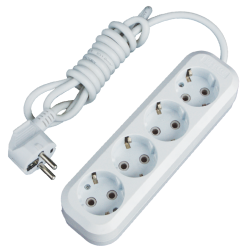 Удлинитель "Эксперт" 4 гнезда 3 метра 16А/3,5кВт с заземлением ПВС 3х1 EKF PROxima