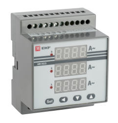 Амперметр AD-G33 цифровой на DIN трехфазный EKF PROxima