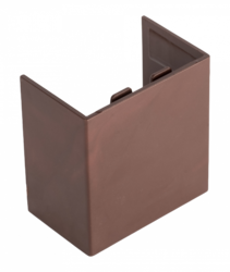 Соединитель (20х10) (4 шт) Plast EKF PROxima под темное дерево