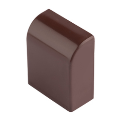 Заглушка (40х16) (4 шт) Plast EKF PROxima под темное дерево