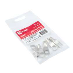 Наконечник силовой медный луженый JG-16-8-6 (ТМЛ) (5шт) EKF PROxima