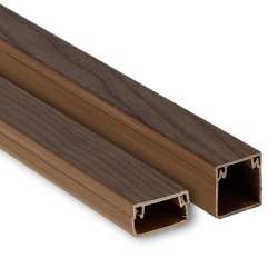 Канал кабельный под тёмное дерево (40х16) (30м.) Plast EKF PROxima