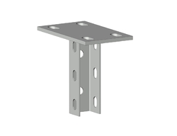 Кронштейн потолочный одинарный 115мм HDZ (2.5мм) EKF