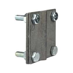 Зажим полоса 40 - прут 10 (3 пластины 70x70мм) Ni EKF PROxima