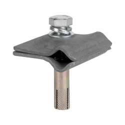 Зажим прута универсальный малый (пластина 30x30мм) Cu EKF PROxima