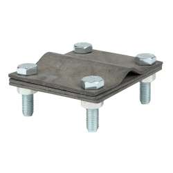 Зажим заземлитель 20 - полоса 50 (пластина 70*80мм) Ni EKF PROxima