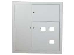 Щит этажный ЩЭ 3 кв. слаботочный отсек слева (1010х950х160) IP31 EKF PROxima