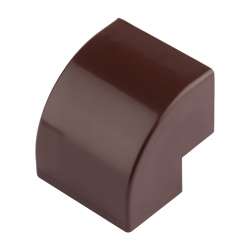 Угол внешний (25х25) (4 шт) Plast EKF PROxima под темное дерево