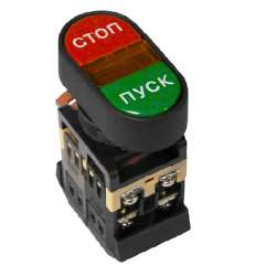 Кнопка APBB-22N "Пуск-Стоп" овальная 220В NO+NC EKF PROxima Кнопка APBB-22N "Пуск-Стоп" овальная 220В NO+NC EKF PROxima