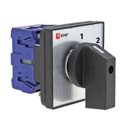 Переключатель кулачковый ПК-1-52 25А 2P "1-2" EKF PROxima Переключатель кулачковый ПК-1-52 25А 2P "1-2" EKF PROxima
