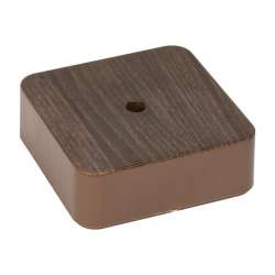 Коробка разветвительная KMP-030-030 (75х75х26) тёмное дерево EKF PROxima