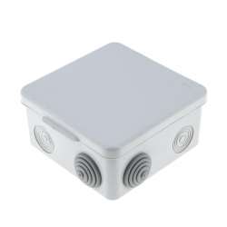 Коробка распаячная КМР-030-031 с крышкой наружная (80х80х50) 7 мембранных вводов IP54 EKF PROxima