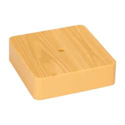 Коробка разветвительная KMP-030-032 (100х100х28) светлое дерево EKF PROxima