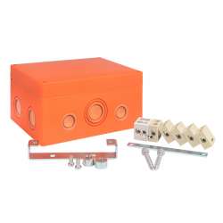 Коробка распаячная огнестойкая (176х126х74) 5 кк/1,5-10мм?/12 мв IP66 EKF PROxima