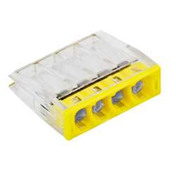 Клемма СМК 2273-244 (с пастой) 4 отверстия 0,5-2.5мм2 (4шт.) EKF PROxima