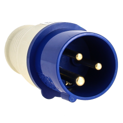 Вилка переносная 023 2Р+РЕ 32А 220В IP44 EKF PROxima