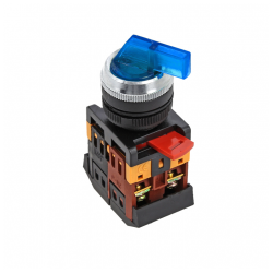 Переключатель ANLC-22 2P синий с подсветкой 380В NO+NC EKF PROxima