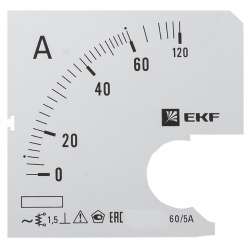 Шкала сменная для A961 60/5А-1,5 EKF PROxima