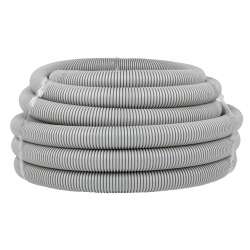 Труба гофр. ПВХ Plast с зондом d40мм (15м.) EKF