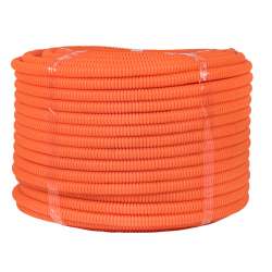 Труба гофр. ПНД Plast с зондом d16мм (100м.) оранжевая EKF PROxima