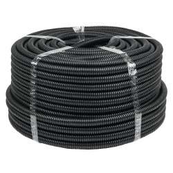 Труба гофр. ПНД Plast с зондом d20мм (100м.) черная EKF PROxima