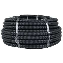 Труба гофр. ПНД Plast с зондом d32мм (50м.) черная EKF PROxima