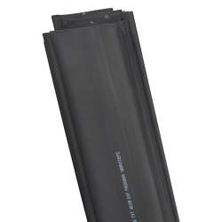 Термоусаживаемая трубка ТУТ нг 25/12,5 черная в отрезках по 1м EKF PROxima